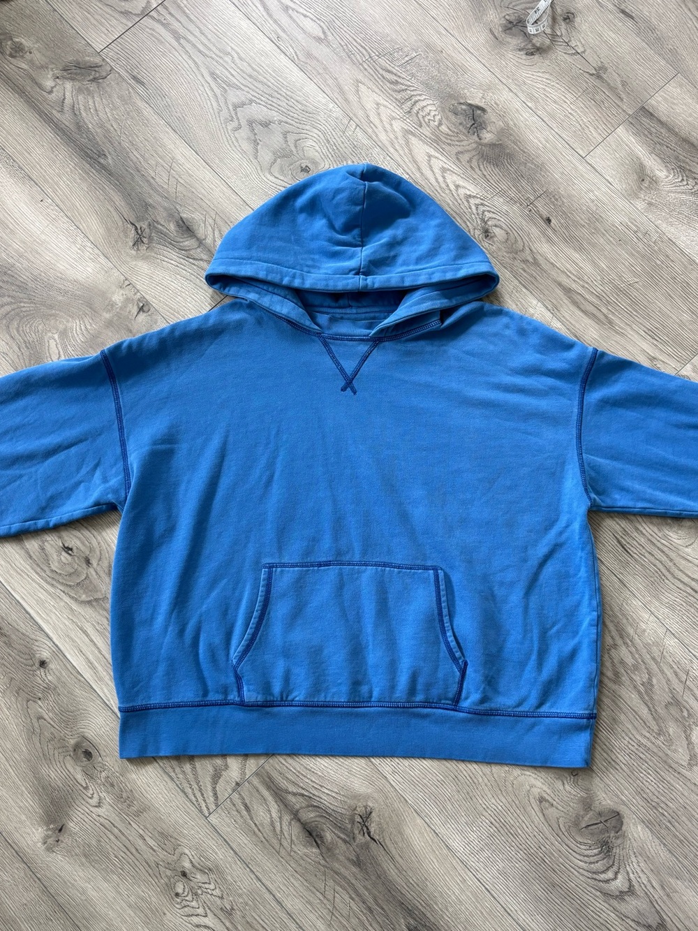 American Eagle Outfitters Royal Blue Pullover Hoodie - Women’s Medium